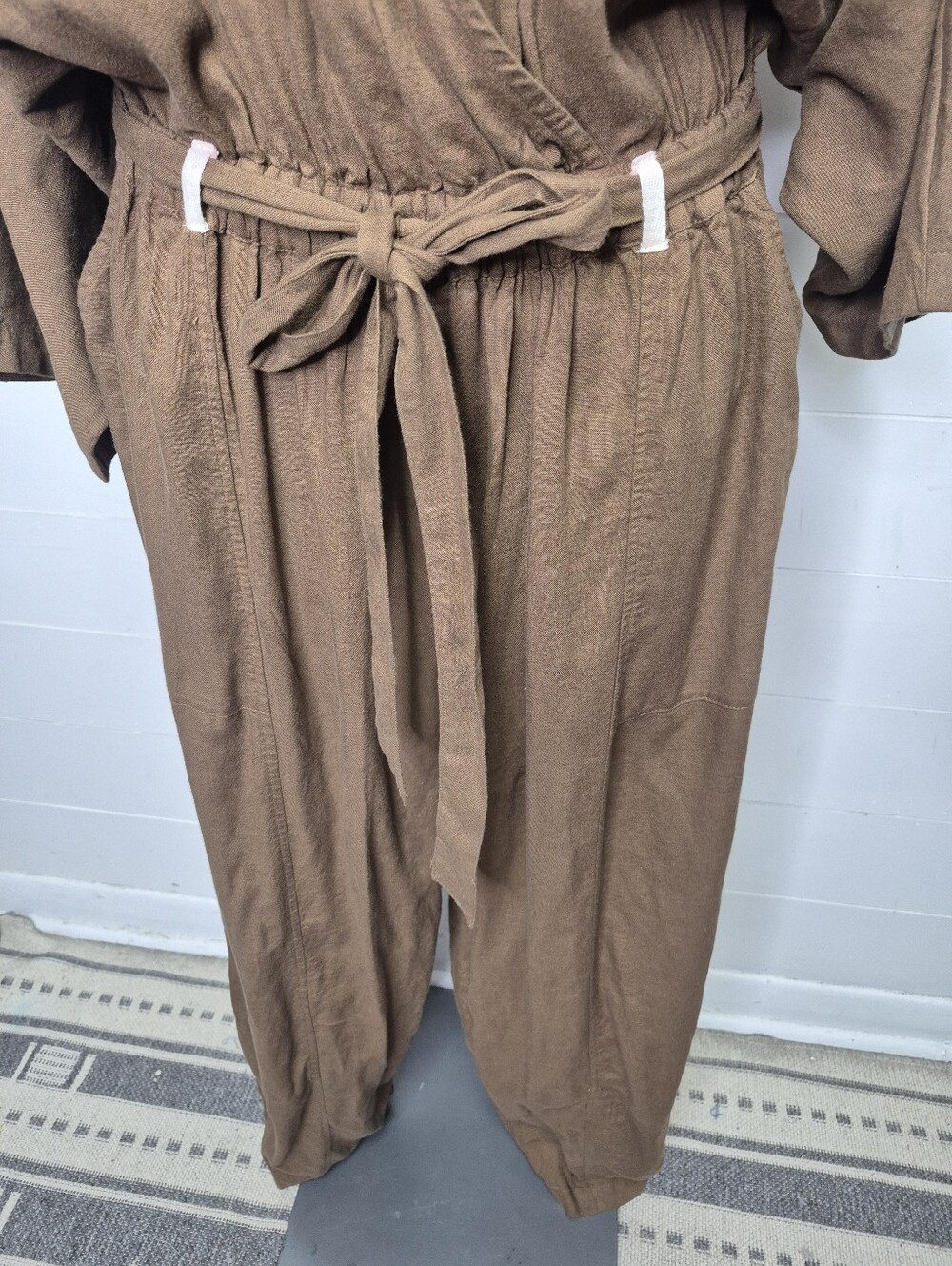 Free People Khai Brown Jumpsuit Size M - Picture 5 of 13